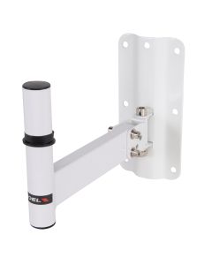 Support mural pour enceinte, charge maximale 35 kg, tube Ø 35 mm, acier, blanc mat