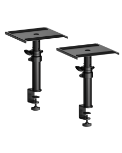 Paire de supports de bureau pour moniteurs, pince jusqu'à 66 mm, réglables de 230 à 350 mm, charge 12 kg