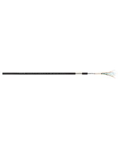 Câble Ethernet CAT. 5e S-FTP, 26 AWG, double blindage, gaine en polyuréthane, 100 m