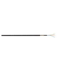 Câble réseau Cat6 S/UTP, 4 paires AWG23/1, double blindage, gaine extérieure en polyuréthane