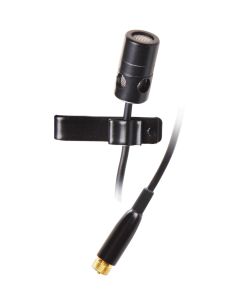 Microphone lavalier à condensateur, cardioïde, capsule 6,5 mm, réponse 20 Hz - 20 kHz