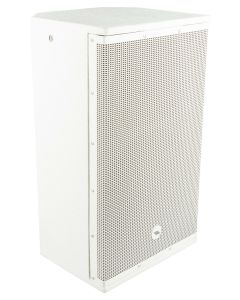 Enceinte passive d'installation, 2 voies, woofer 12", 250 W continus, directivité 90° H x 90° V, blanche