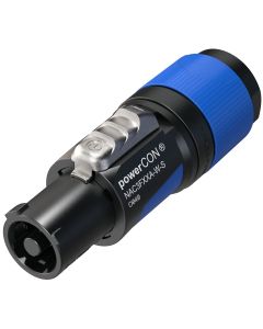 Prise d'alimentation femelle à monter sur câble, 16 A, 3 pôles, bleue, serre-câble Ø 6 - 12 mm