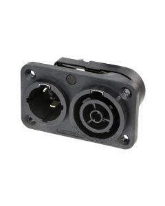 Connecteur de panneau powerCON TRUE1 TOP combiné mâle/femelle, 16 A, 3 pôles, IP65