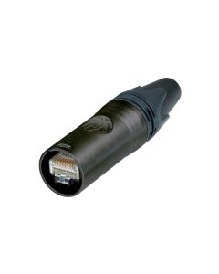 Connecteur de câble etherCON CAT6A à auto-terminaison, câbles AWG26/1 à AWG24/7, noir