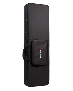 Étui en mousse pour basse électrique, nylon 600D, velours noir, 400 x 1268 x 140 mm, 3,8 kg