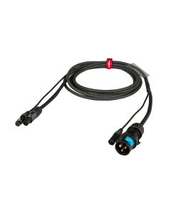 Câble combiné DMX et alimentation préassemblé, 2 m, 230 V, IP44