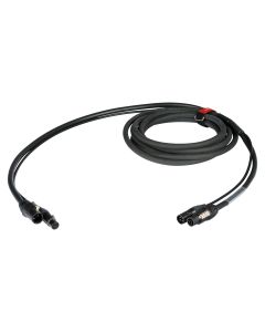 Câble assemblé pour enceintes actives, 5 m, 3 x 2,5 mm2, connecteurs Neutrik