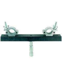 Support de structure réglable, acier galvanisé, double coupleur, charge maximale 90 kg