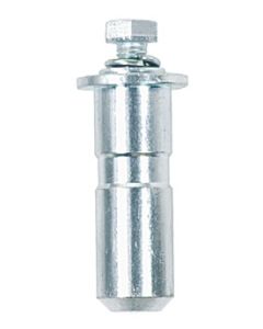 Adaptateur à vis en acier tourné, Ø 28 x 80 mm, boulon M12 x 25 mm