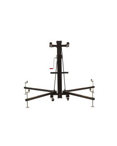 Tour de levage frontale, hauteur maximale 6250 mm, charge maximale 200 kg, treuil AL-KO COMPAC900