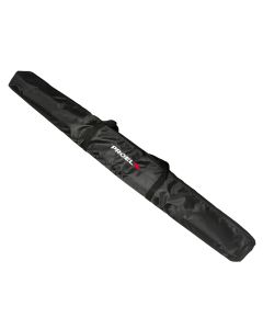 Housse de transport rembourrée pour 2 pieds, nylon 600D, noir mat