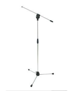 Pied de microphone à perche, embase trépied Ø 700 mm, hauteur 950 à 1600 mm, perche 750 mm