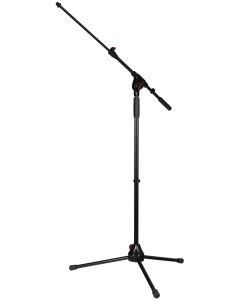 Pied de microphone à perche télescopique, trépied, hauteur 1040-1685 mm, perche 520-840 mm