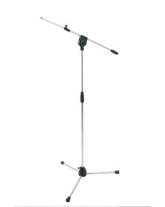 Pied de microphone à perche télescopique, trépied en aluminium, hauteur 950-1600 mm, perche 540 / 840 mm