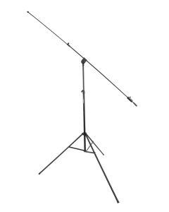 Pied de microphone à perche télescopique, hauteur 1 600-2 350 mm, perche 1 350-2 050 mm, 5,2 kg