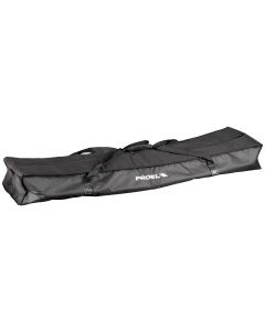 Sac rembourré pour deux pieds d'enceinte, nylon 600D, 1140 x 250 x 155 mm, noir mat