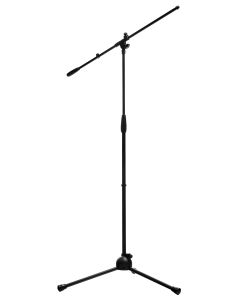 Pied de microphone à perche, trépied en nylon, hauteur 900-1500 mm, perche 750 mm