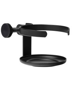 Porte-boissons universel, pince universelle, finition noire mate résistante aux rayures