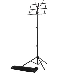 Pupitre à partitions pliable, hauteur réglable de 470 à 1160 mm, support inclinable, charge maximale 2 kg