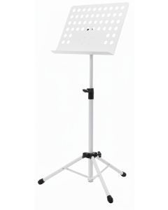 Pupitre de musique, porte-partitions perforé orientable, hauteur 630 à 1350 mm, charge maximale 8 kg