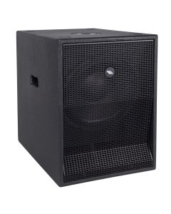 Caisson de basses actif HBP, woofer 12", 1 200 W crête, SPL maximal 127 dB