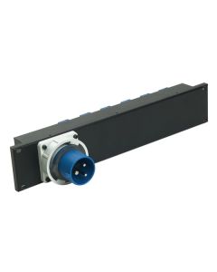 Module de rack 19", 2U, entrée 32 A IP67, 6 prises Schuko 16 A IP54, 230 V~