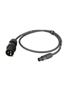 Câble d'alimentation électrique, 3 x 2,5 mm2, 16 A, 230 V, IP44, 10 m