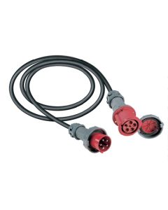 Rallonge électrique, 25 m, câble 5 x 16 mm2, 63 A, 400 V~, IP67