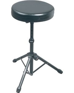 Tabouret multi-usage réglable en hauteur, assise Ø 320 mm, charge maximale 120 kg, noir mat