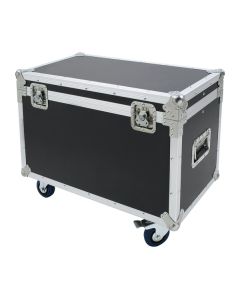 Flight case multifonction, contreplaqué marine 9 mm, 800 x 500 x 400 mm, noir