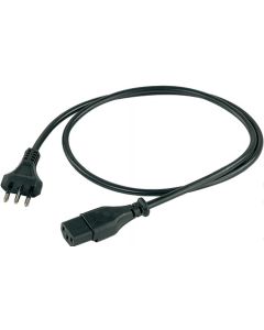Câble d'alimentation, 3 x 1 mm2, 2,5 m, connecteurs EC standard 3P