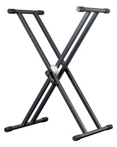 Support de clavier simple niveau, système SNAP LOCK, charge maximale 80 kg, gris anthracite