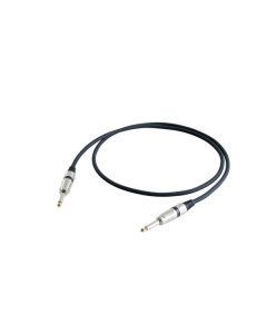 Câble instrument Jack mono Ø 6,3 mm, 6 m, connecteurs S2CPROBK, noir