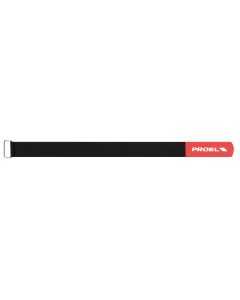 Attache-câble Velcro, lot de 10, crochet métallique, 10 x 120 mm, noir