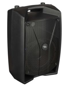 Enceinte active 2 voies, 600 W crête, woofer 8", DSP, 5 préréglages EQ, 122 dB SPL