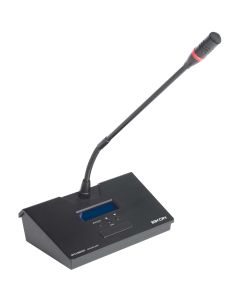 Base de microphone délégué sans fil, UHF PLL, microphone à condensateur unidirectionnel, portée 60 m
