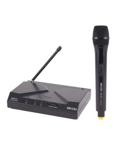 Système microphone sans fil UHF, capsule dynamique cardioïde, 863-865 MHz, portée jusqu'à 25 m