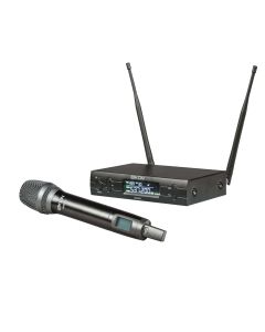 Système de microphone sans fil UHF, True Diversity, émetteur main cardioïde, portée de 50 m