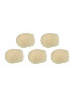 Bonnette anti-vent en mousse, Ø 5 mm, couleur peau, pour microphones serre-tête