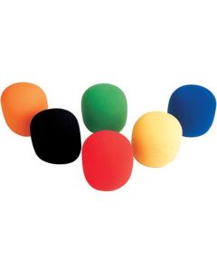 Lot de 6 bonnettes en mousse universelles pour microphone, Ø intérieur 35 mm x 70 mm