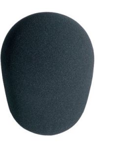 Bonnette anti-vent en mousse pour microphone, lot de 6, Ø intérieur 25 mm x 55 mm, noir