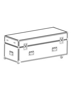 Flight case pour le transport de 2 x AX12C ou AX12LF