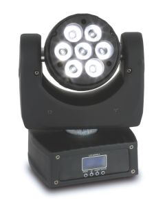 Jeu de lumière Lyre Beam, 7 x 10 W CREE, RGBW, 4en1