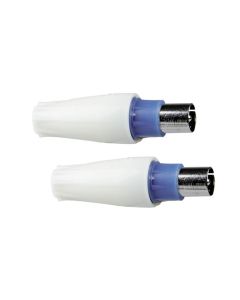Fiches coaxiales mâles ø 9,5 mm