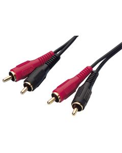 Cordon Audio RCA dorées