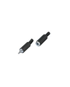 Fiches Jack 3,5 mâle mono + femelle mono