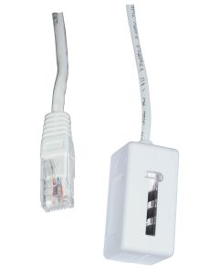 Cordon RJ45 mâle - Fiche femelle PTT