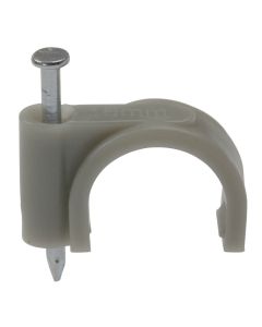 50 attaches plastiques rondes Ø 16 mm