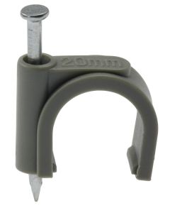 30 attaches plastiques rondes Ø 20 mm